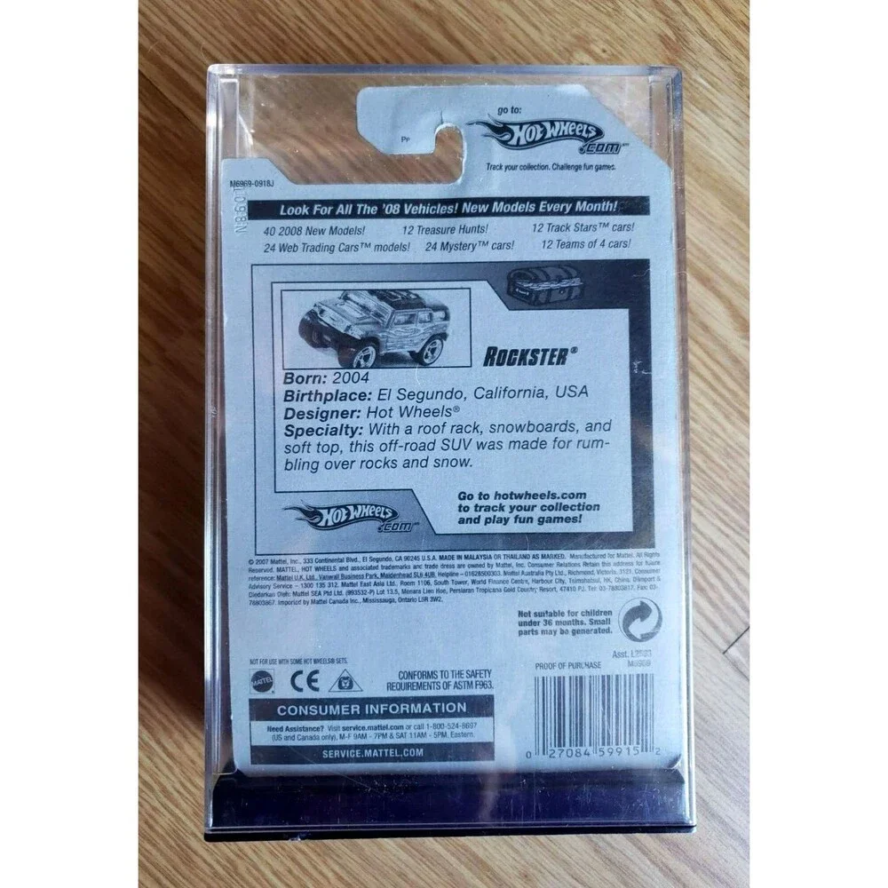 Protech Clear Acrylic Free Stand Display Case Single Diecast Model 7"x4.5x2" Box - Picture 3 of 16